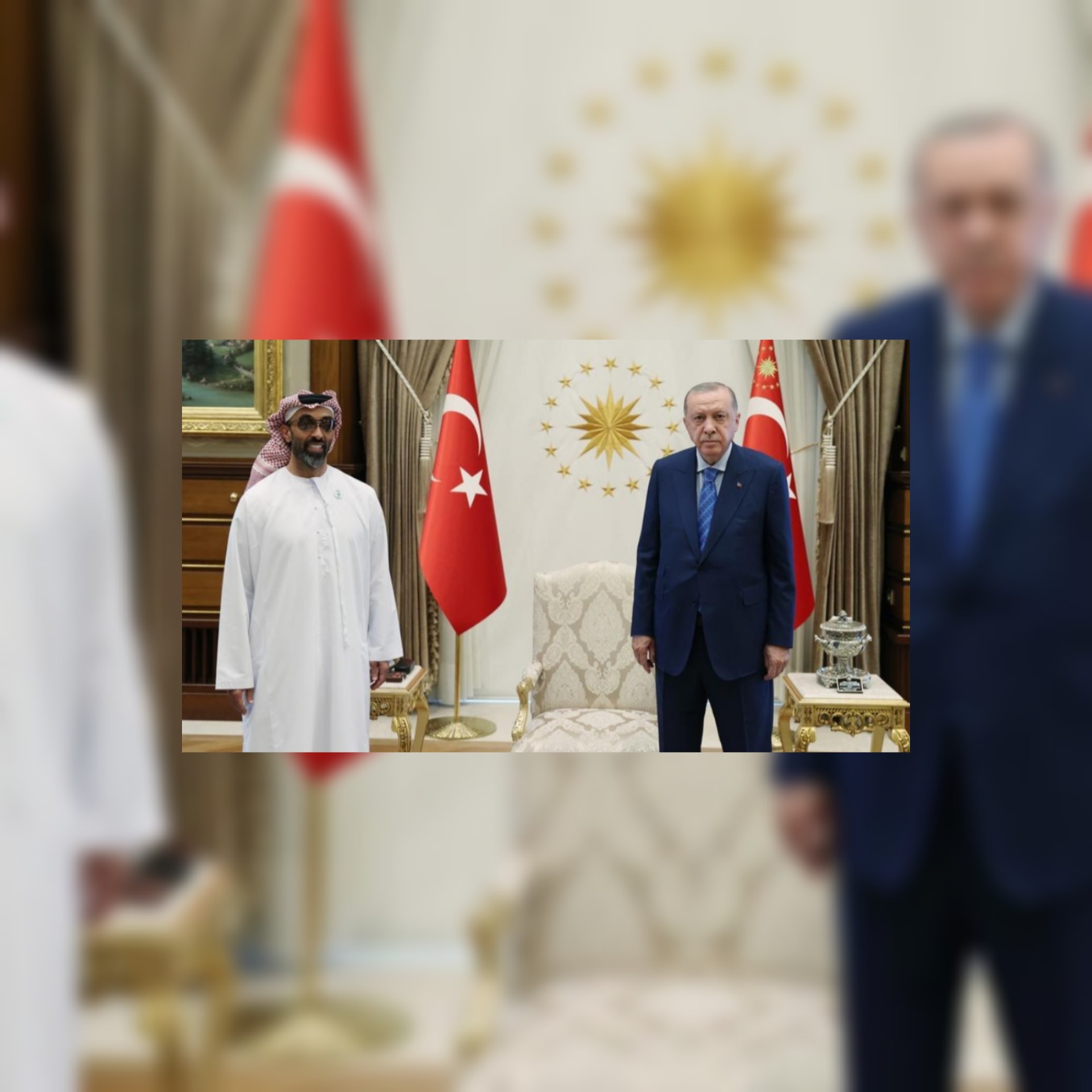 أردوغان يعقد اجتماعا نادرا مع مسؤول أمني إماراتي بارز