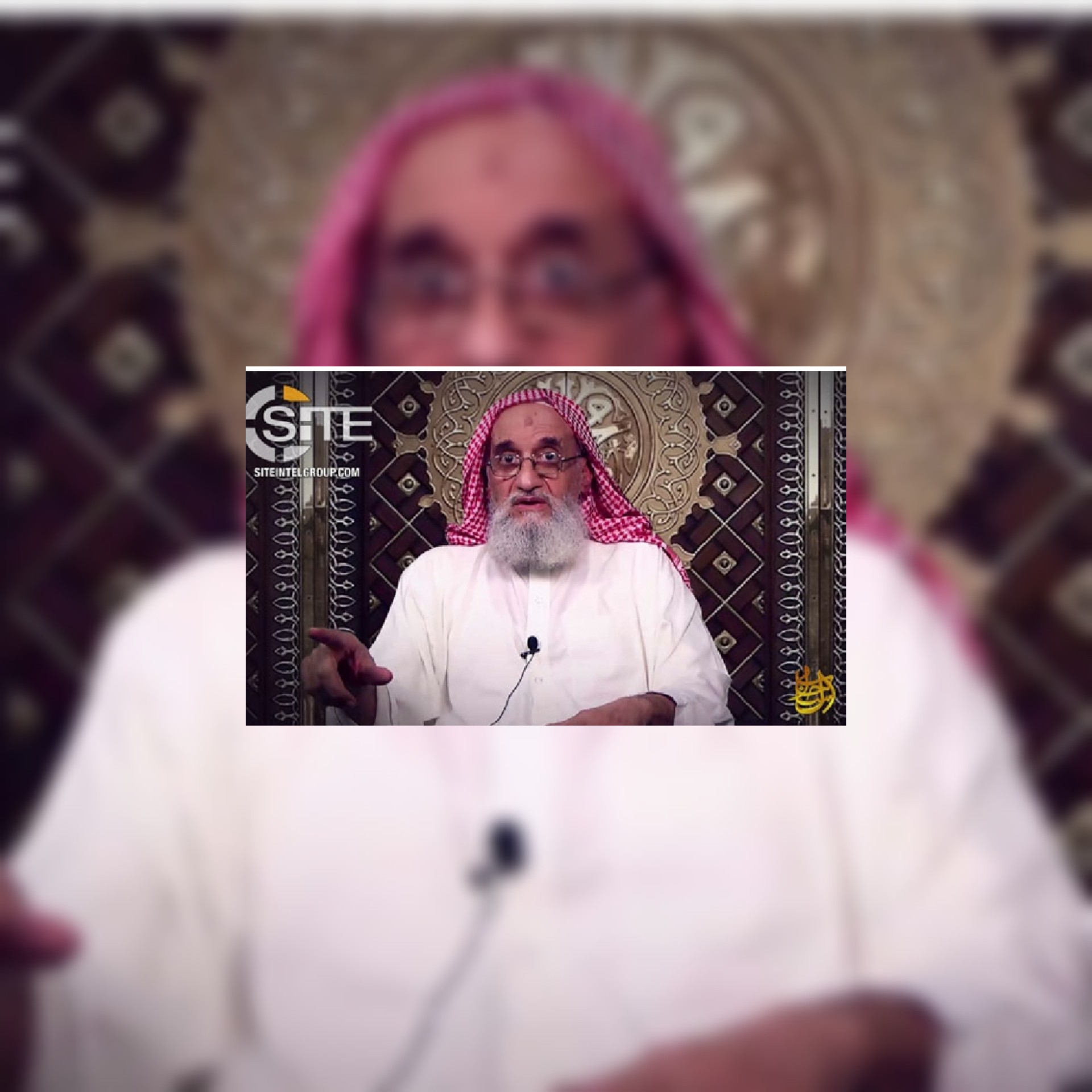 بحسب سايت أنتلجنس الظواهري زعيم تنظيم القاعدة يظهر في فيديو جديد في ذكرى 11 سبتمبر 