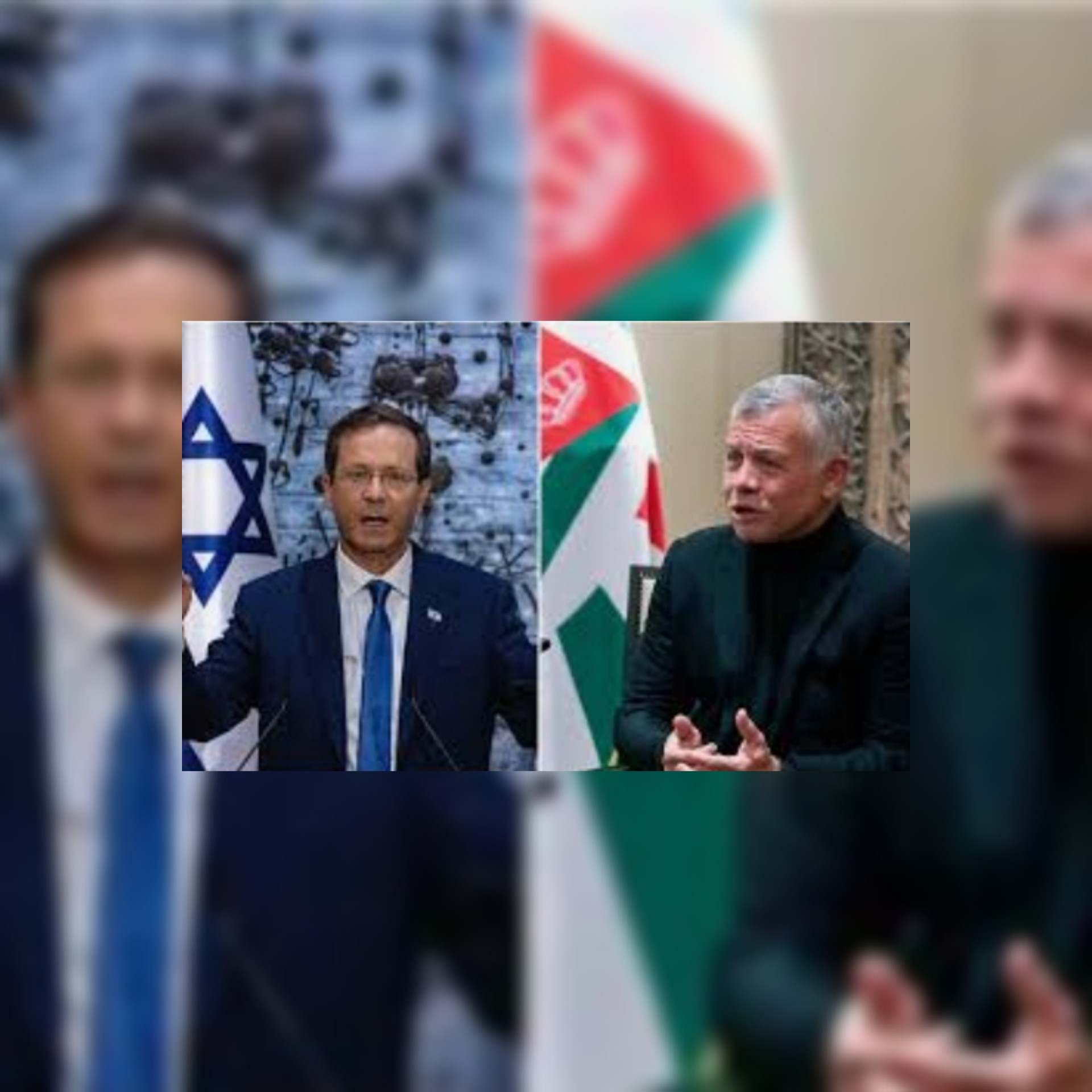 يديعوت  أحرونوت : الرئيس الاسرائيلي هرتسوغ التقى سرًا مع الملك عبد الله في قصره في عمان