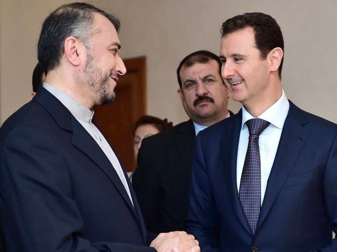 الأسد يلتقي عبد اللهيان..وتاكيد على إنهاء الاحتلال لسورية